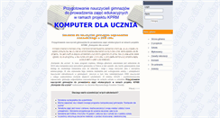 Desktop Screenshot of kdu.oeiizk.edu.pl