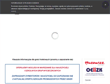 Tablet Screenshot of gosciniec.oeiizk.waw.pl