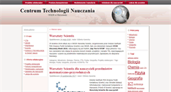 Desktop Screenshot of ctn.oeiizk.waw.pl