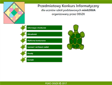 Tablet Screenshot of minilogia.oeiizk.waw.pl