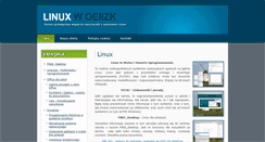 Desktop Screenshot of linux.oeiizk.waw.pl