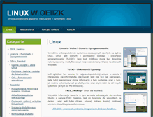 Tablet Screenshot of linux.oeiizk.waw.pl